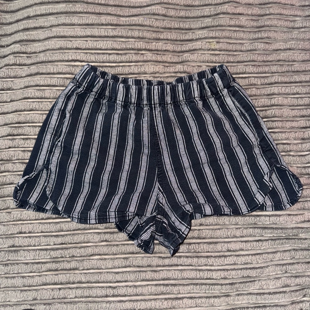 Brandy Melville Black and White Athletic Shorts